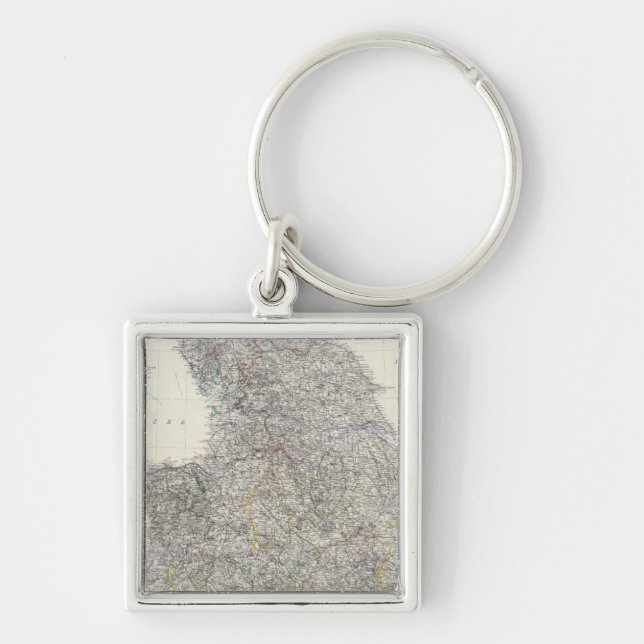 Composite England, Wales Keychain (Front)