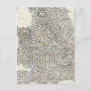 Composite England, Wales Postcard