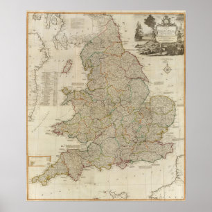 Composite England, Wales Poster