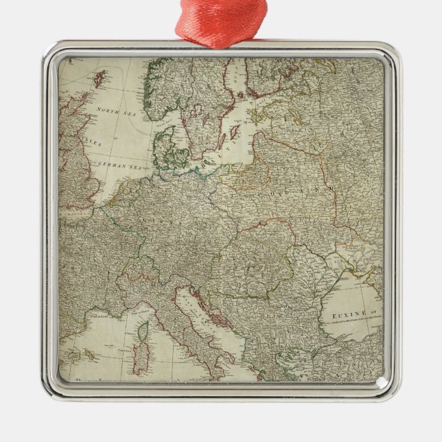 Composite Europe 2 Metal Ornament (Front)