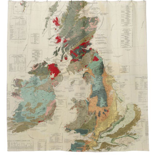 Composite Geological, palaeontological map (Front)