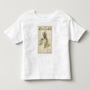 Composite Geological, palaeontological map Toddler T-shirt