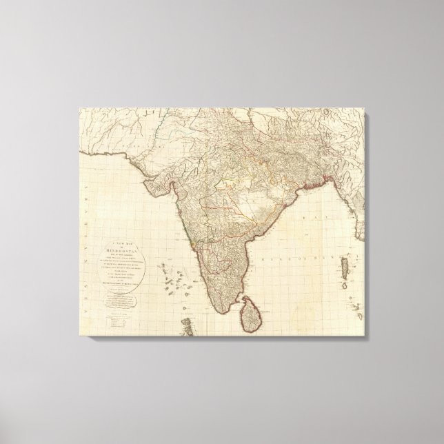 Composite Hindoostan Canvas Print (Front)