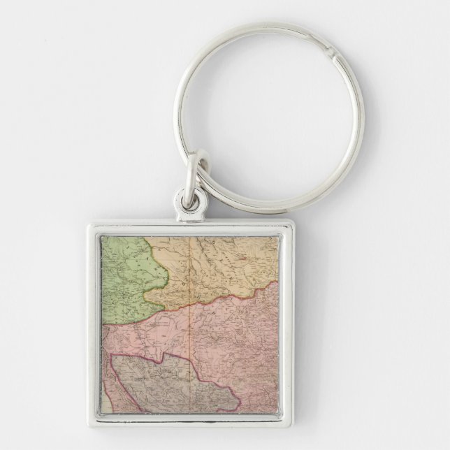 Composite India peninsula Keychain (Front)
