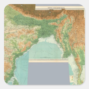 Composite India Square Sticker