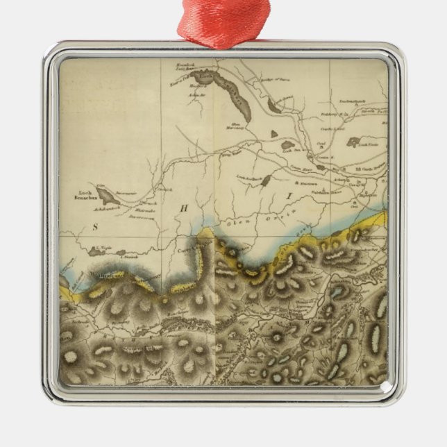 Composite Inverness Shire Metal Ornament (Front)