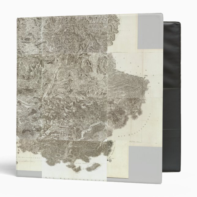 Composite Map of France Binder (Front/Inside)