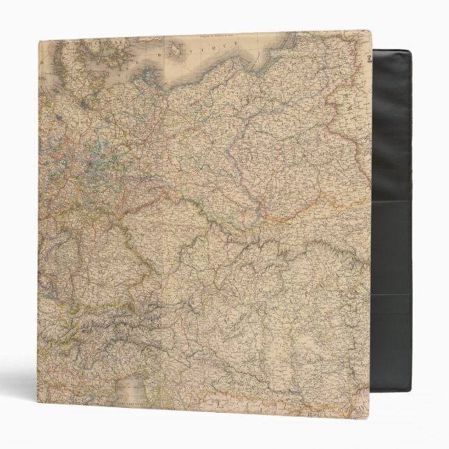 Composite Map of Germany Binder (Front/Inside)