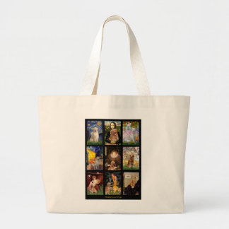 Composite-Masterpiece Goldens Large Tote Bag