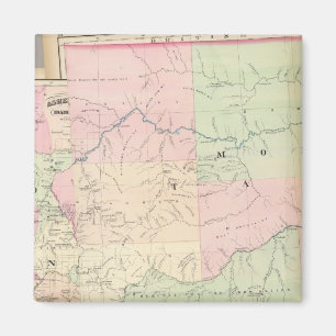 Composite Montana, Idaho Magnet