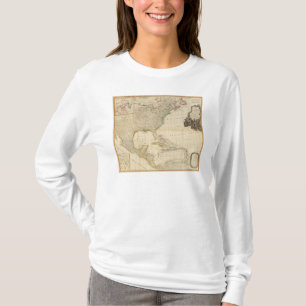 Composite North America hand coloured map T-Shirt