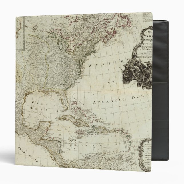 Composite North America, West India Islands Binder (Front/Inside)