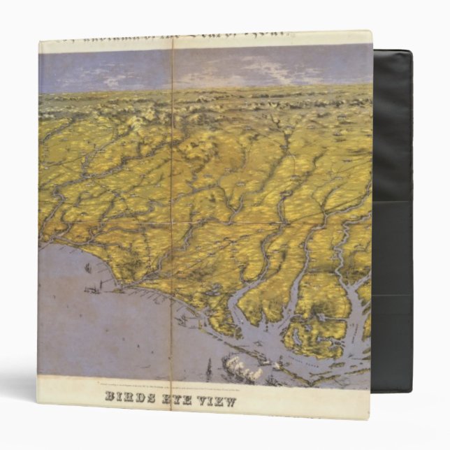 Composite Panorama of the Seat of War Binder (Front/Inside)