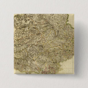 Composite Perthshire 2 Inch Square Button