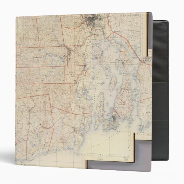 Composite Rhode Island Map Binder (Front/Inside)