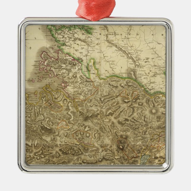 Composite Ross, Cromarty Shires Metal Ornament (Front)