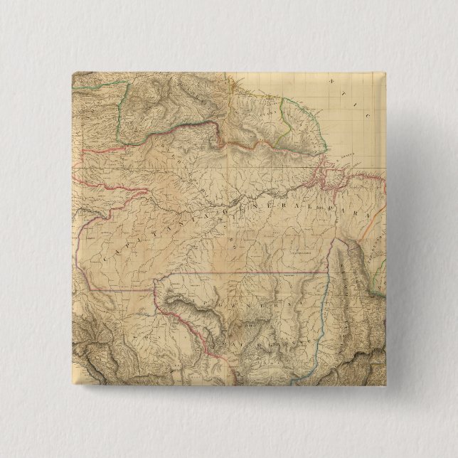 Composite South America 4 2 Inch Square Button (Front)
