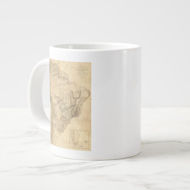 Composite South America 4 Large Coffee Mug (Front Left)