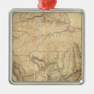 Composite South America 4 Metal Ornament