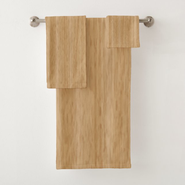 Composite wood texture Bath Towel Set (Insitu)