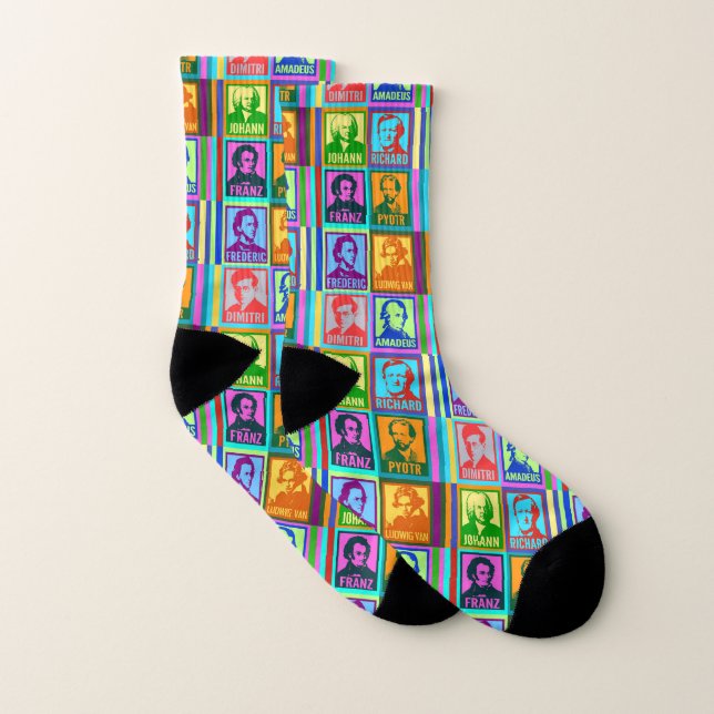 Compositeurs de musique | Chaussettes Tout-Sur-Imp (Paire)