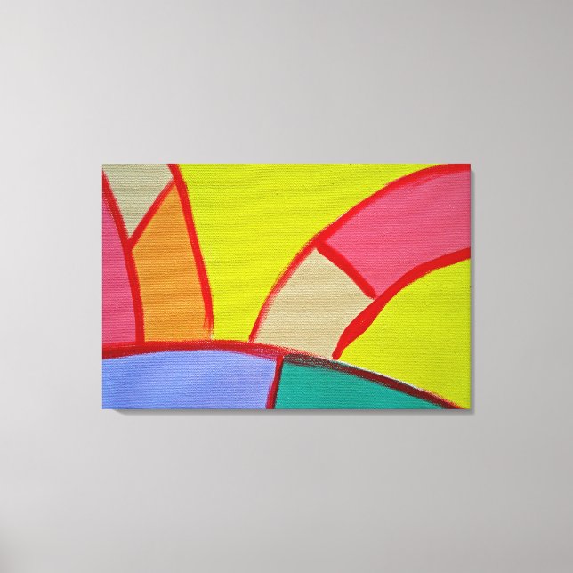 Composition #11A by Michael Moffa Canvas Print (Front)