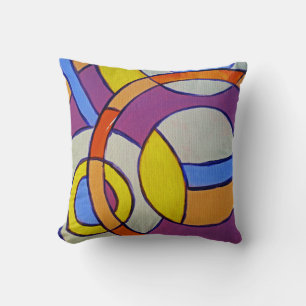Composition #14 by Michael Moffa Throw Pillow