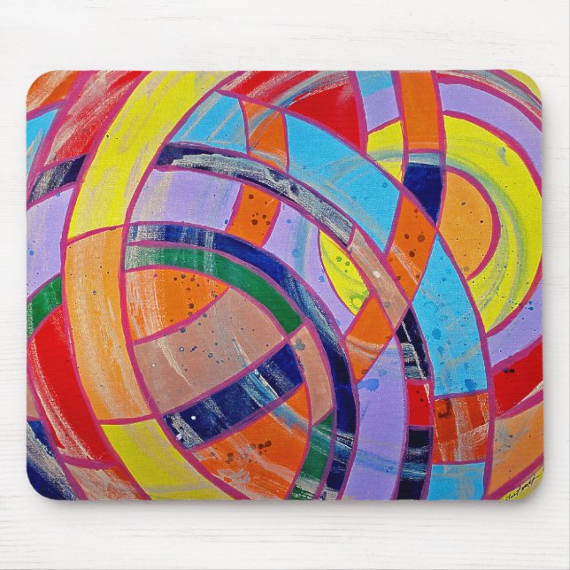 Composition #15 by Michael Moffa Mouse Pad (Front)