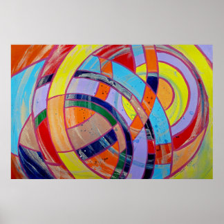 Composition #15 by Michael Moffa Poster