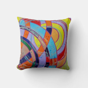Composition #15 by Michael Moffa Throw Pillow