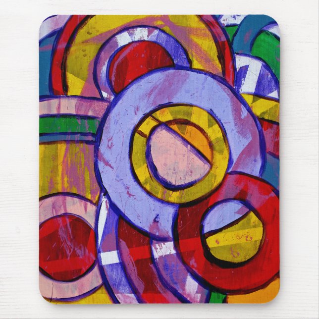 Composition #19 by Michael Moffa Mouse Pad (Front)