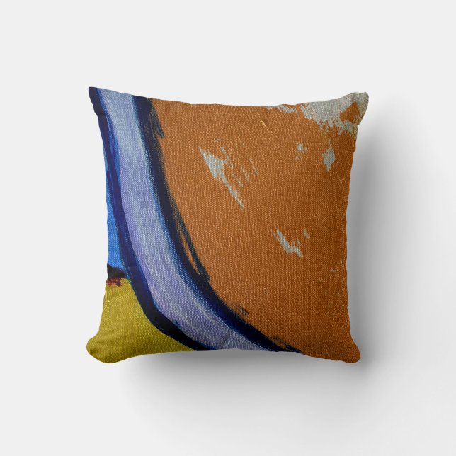 Composition #1A by Michael Moffa Throw Pillow (Front)