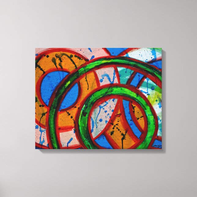 Composition #20 by Michael Moffa Canvas Print (Front)