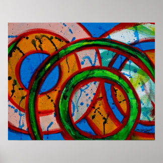 Composition #20 by Michael Moffa Poster