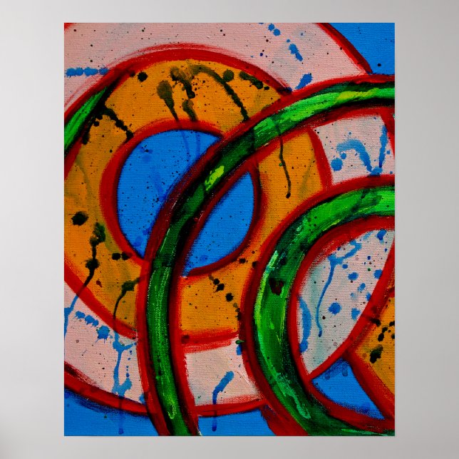 Composition #20A by Michael Moffa Poster (Front)