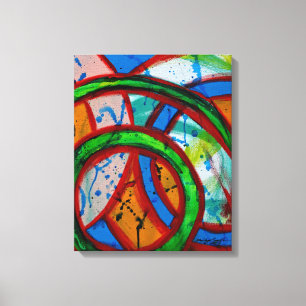 Composition #20B by Michael Moffa Canvas Print