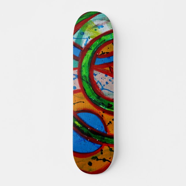 Composition #20C by Michael Moffa Skateboard (Front)