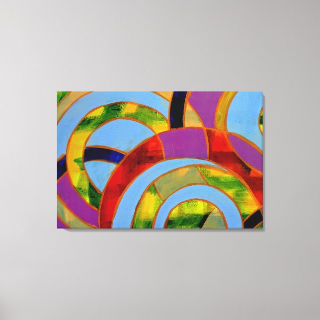 Composition #21A by Michael Moffa Canvas Print (Front)