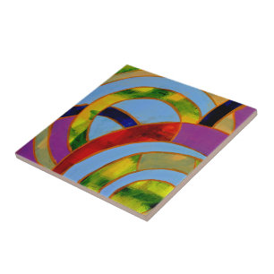 Composition #21A by Michael Moffa Tile