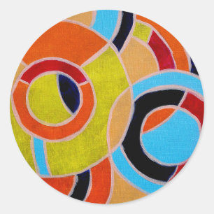 Composition #22 by Michael Moffa Classic Round Sticker