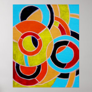 Composition #22 by Michael Moffa Poster