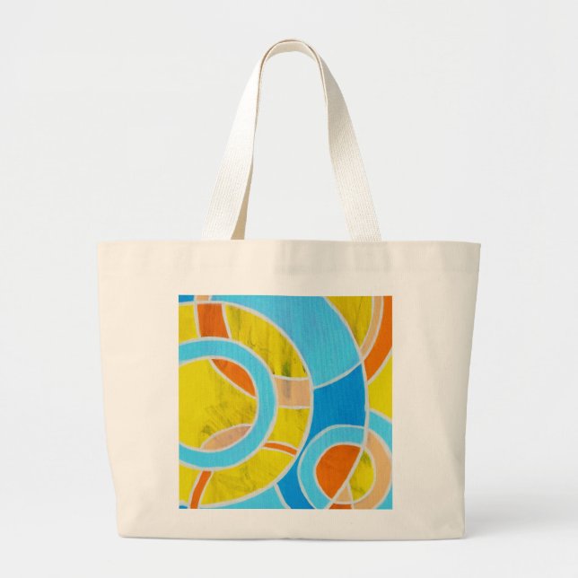 Composition #23 by Michael Moffa Large Tote Bag (Front)