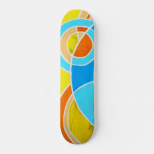 Composition #23C by Michael Moffa Skateboard