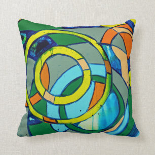 Composition #26 by Michael Moffa Throw Pillow