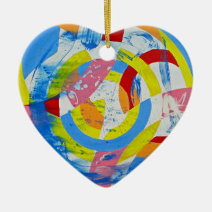 Composition #2 by Michael Moffa Ceramic Ornament