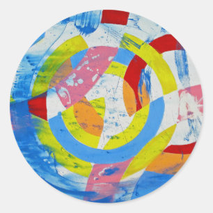 Composition #2 by Michael Moffa Classic Round Sticker