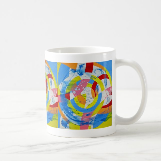 Composition #2 by Michael Moffa Coffee Mug (Right)