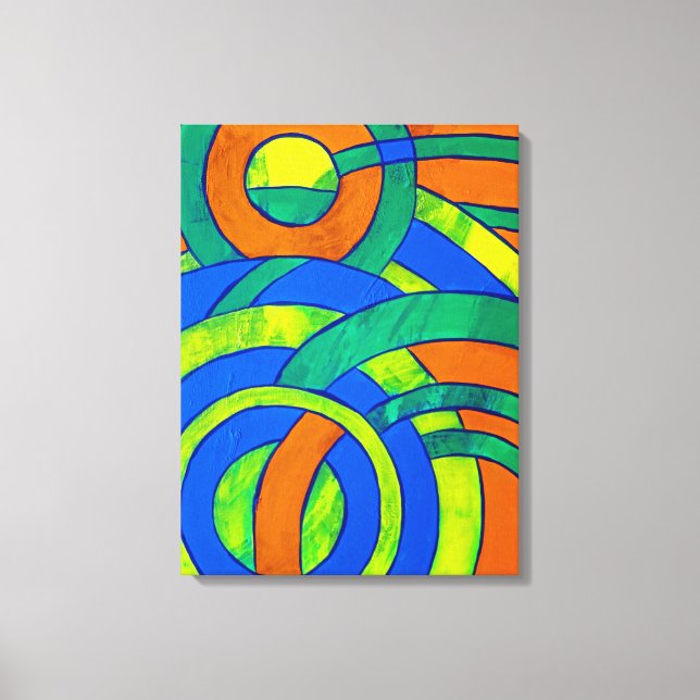 Composition #30 by Michael Moffa Canvas Print (Front)