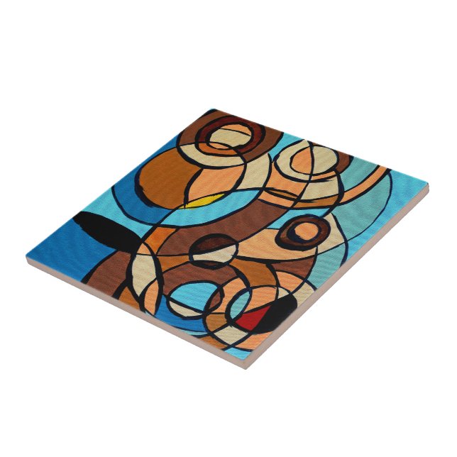 Composition #32 by Michael Moffa Tile (Side)