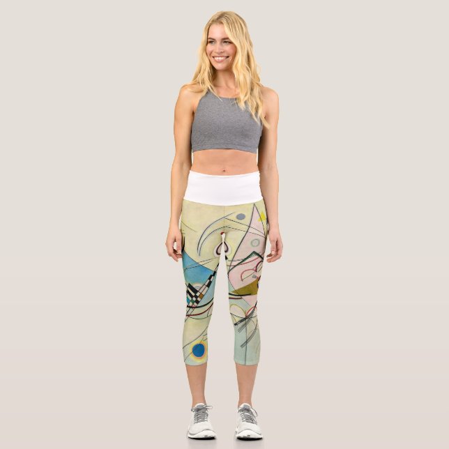 Composition 8, 1923 by Wassily Kandinsky Capri Leggings (Front)